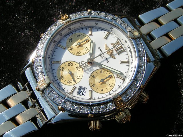 Breitling Chrono Jetstream in weisses Zifferblatt