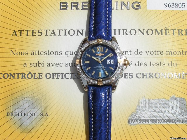 replica Breitling Cockpit blue dial Brillantl��nette WATCHES 1 
