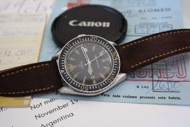 Omega SEAMASTER 300 GILT - ORIGINAL VINTAGE PAPERS