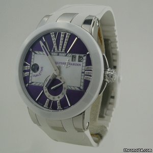 replica Ulysse Nardin EXECUTiVE DUAL TiME LADY D?AMOND DiAL 2012 PAPERS WATCHES 1 
