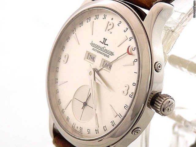 replica Jaeger-LeCoultre "Master Control" - Edelstahl/Gold - Leder WATCHES 1 