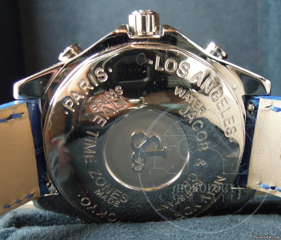 replica Jacob & Co. 5 Time Zone World is Yours Diamond Accent - JC127 WATCHES 1 