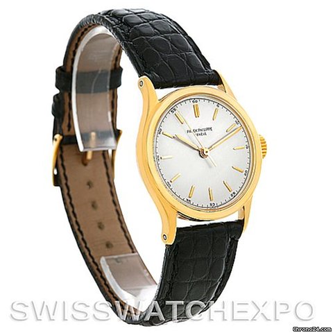replica Patek Philippe Calatrava Vintage 18k Yellow Gold 2457 Watch WATCHES 1 