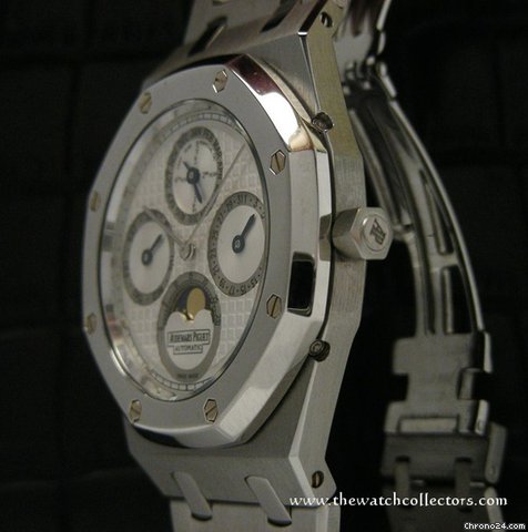 replica Audemars Piguet Royal Oak Perpetual Calendar Steel / Platina "Ref.25820SP.00.0944SP.03  Full Set 2006 , serviced 2010 WATCHES 1 