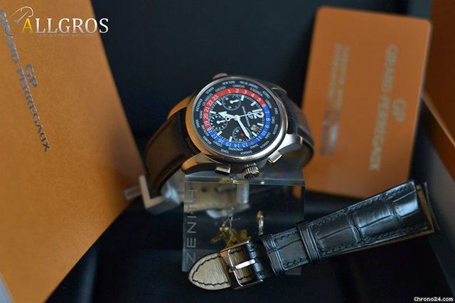 replica Girard Perregaux ww.tc Chrono World Time White Gold 18K WATCHES 1 