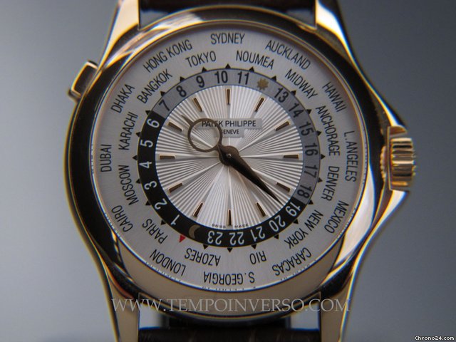Patek Philippe 5130R Worldtime Rose Gold box and paper