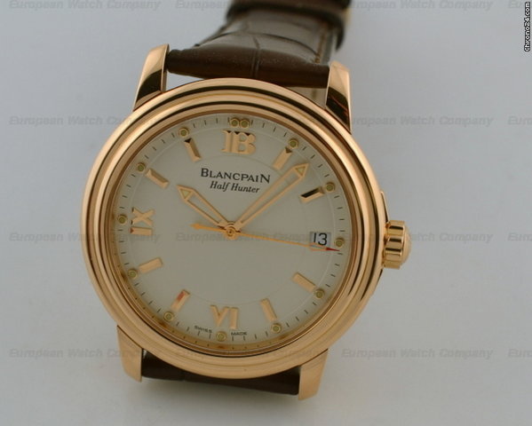 replica Blancpain Leman Half-Hunter 18K Rose Gold LIMITED 38MM WATCHES 1 