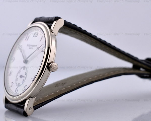 replica Patek Philippe Calatrava 18K White Gold Arabic Numerals 33MM WATCHES 1 