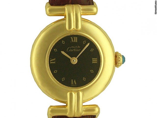 Cartier Vermeil Rivoli Quarz Vintage 24mm