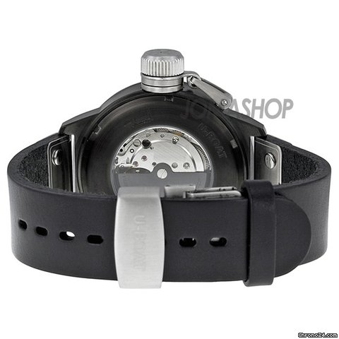 replica U-Boat 45 Nero Black Dial Automatic Leather Mens Watch 349 WATCHES 1 
