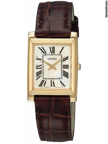 Seiko SUJG22P2 vergoldete Damenuhr