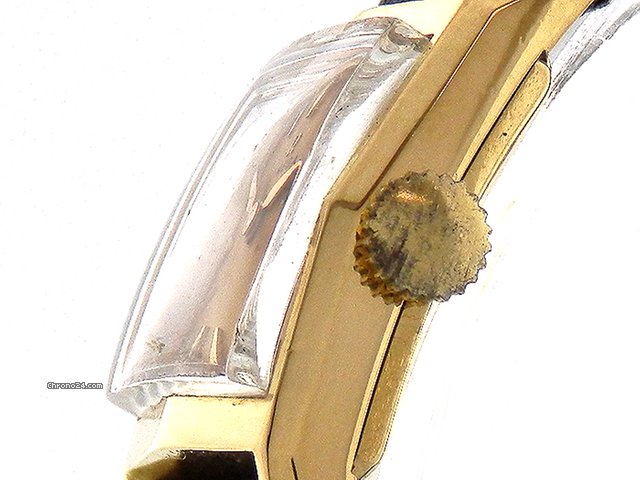 replica Omega Klassische Damenuhr - Vintage - 18K/750 Gelbgold - Leder WATCHES 1 