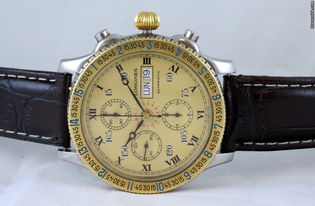 Longines LINDBERGH CHRONO DAY DATE HOUR ANGLE