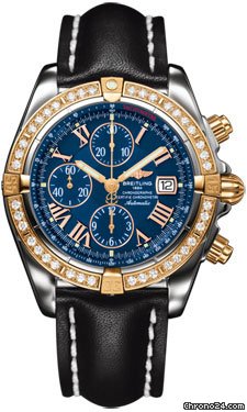 Breitling Chronomat Steel and Rose Gold Diamonds