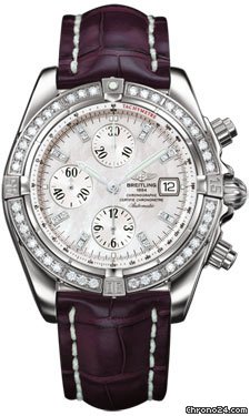 Breitling Chronomat Stainless Steel Diamonds