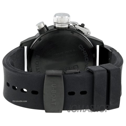 replica U-Boat Black Dial Rubber Mens Watch 1021 WATCHES 1 