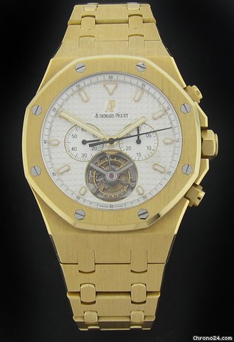 Audemars Piguet Yellow Gold Royal Oak Tourbillon Chronograph 25977