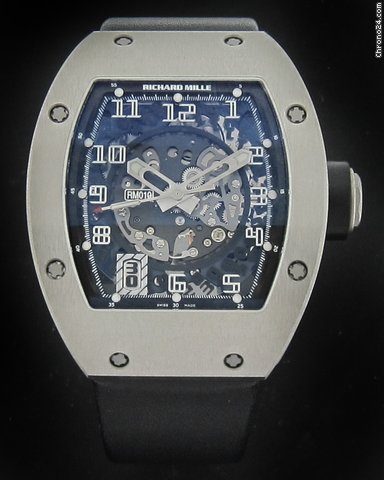 Richard Mille Titanium Automatic Skeleton Watch RM010