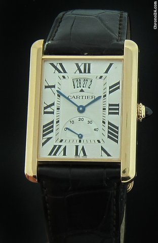 Cartier Rose Gold XL Tank Louis Power Reserve W1560003