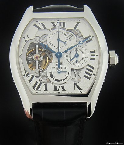 Cartier Platinum XL Tortue Grand Complication Watch 15 Pieces Made