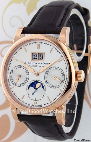 A. Lange & Sohne 330.032 Saxonia Annual Calendar, Red Gold