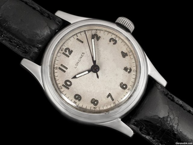 Longines 1949 Vintage LONGINES Mens Midsize Waterproof Watch, Stainle