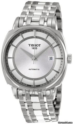Tissot T-Lord Silver Dial Automatic Stainless Steel Mens Watch T0595071103100