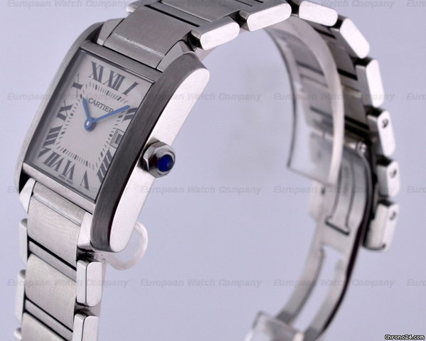 replica Cartier Tank Francaise Mid-Size SS/SS Quartz WATCHES 1 