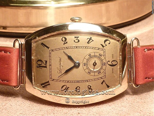 Longines Tank Tonneau Curvex Extreme Extra Large - Solid Gold