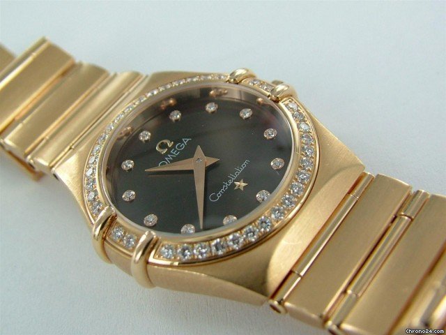 Omega Constellation lady, 18crt. rose