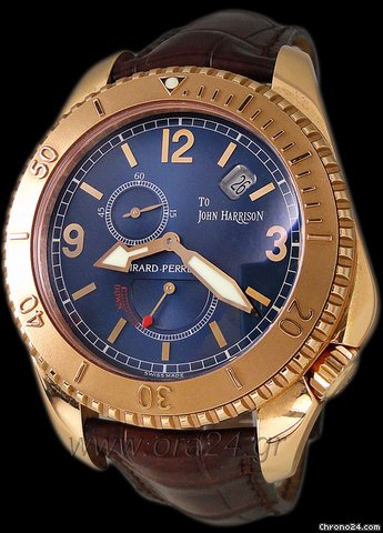 Girard Perregaux Sea Hawk II 18k Rose Gold Special Edition To John Harrison
