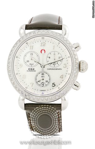 Michele CSX Polished Steel Case Ladies Watch MWW03C000281