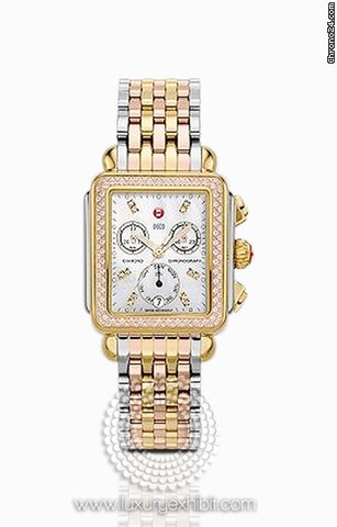 Michele Deco Day Stainless Steel Ladies Watch MWW06P000077
