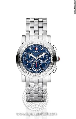 Michele Sport Sail Stainless Steel Ladies Watch MWW01C000056