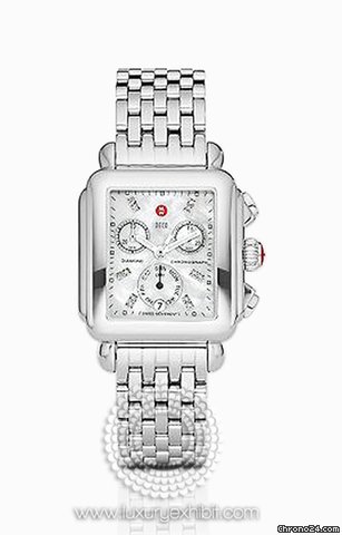 Michele Deco Stainless Steel Ladies Watch MWW06P000014
