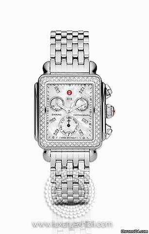 Michele Deco Day Stainless Steel Ladies Watch MWW06P000099