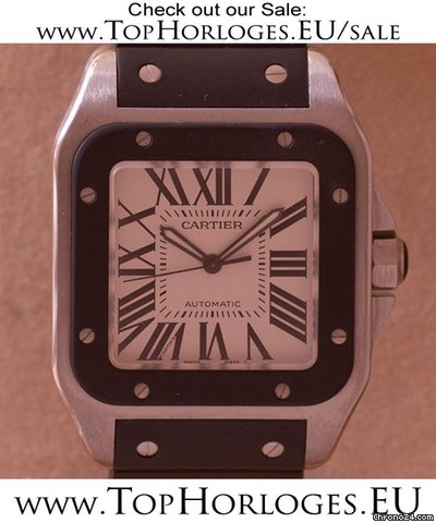 Cartier Santos 100 GM Rubber