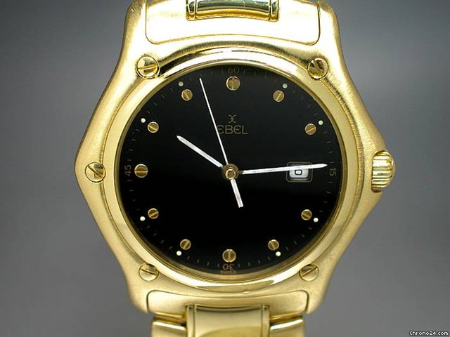 replica Ebel "1911 Medium"  Band und Geh?use in 18K/750 Gelbgold WATCHES 1 