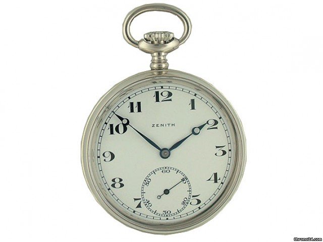 Zenith Taschenuhr Vintage Handaufzug kleine Sekunde 45mm