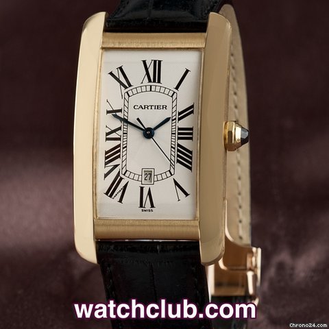 Cartier Tank Americaine Large - Yellow gold