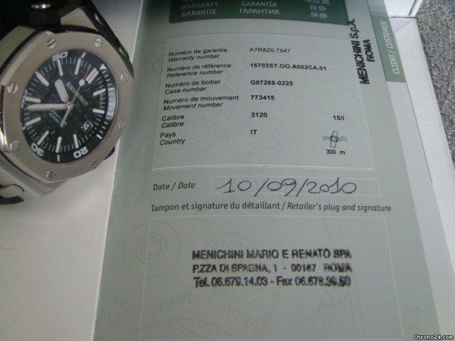 replica Audemars Piguet Royal Oak Offshore Diver WATCHES 1 