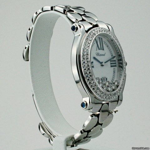 replica Chopard Oval 7 Floating Diamonds WATCHES 1 
