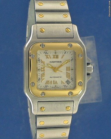 Cartier Santos Galbee Automatic Gold/Steel