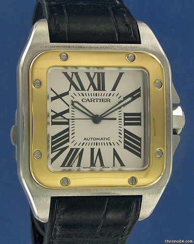 Cartier Santos 100 Gold/Steel