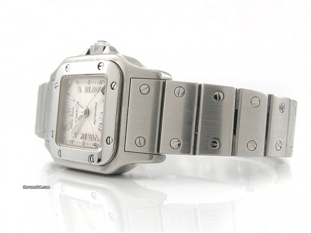 replica Cartier "SANTOS W20044 D6" 24 mm Edelstahl Automatik WATCHES 1 