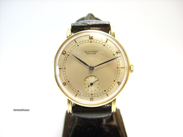 Longines Or massif 18K annees 1950