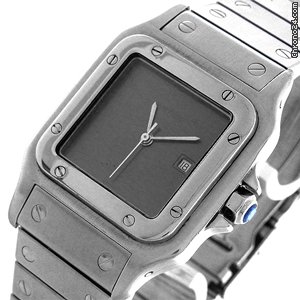 Cartier "Santos Lady" - Edelstahl/Automatik