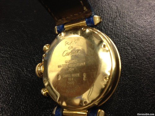 replica Cartier Pasha (Santos) Oro Gold 38 30009 Chronograph Crono Deployant WATCHES 1 