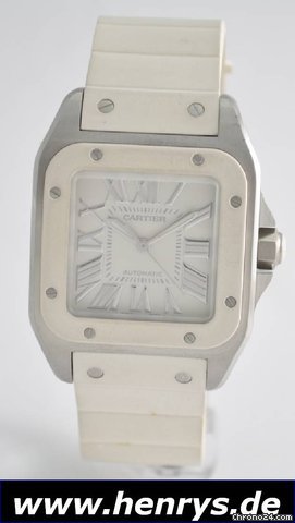 Cartier Santos 100 MM Rubber