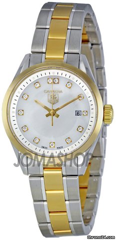 TAG Heuer Carrera Mother of Pearl Dial Ladies Watch WV1450.BD0797